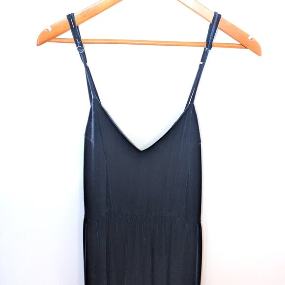 NWT Lulus | Final Song Cross Back Navy Blue Velvet Maxi Dress | Size XL - Picture 7 of 16
